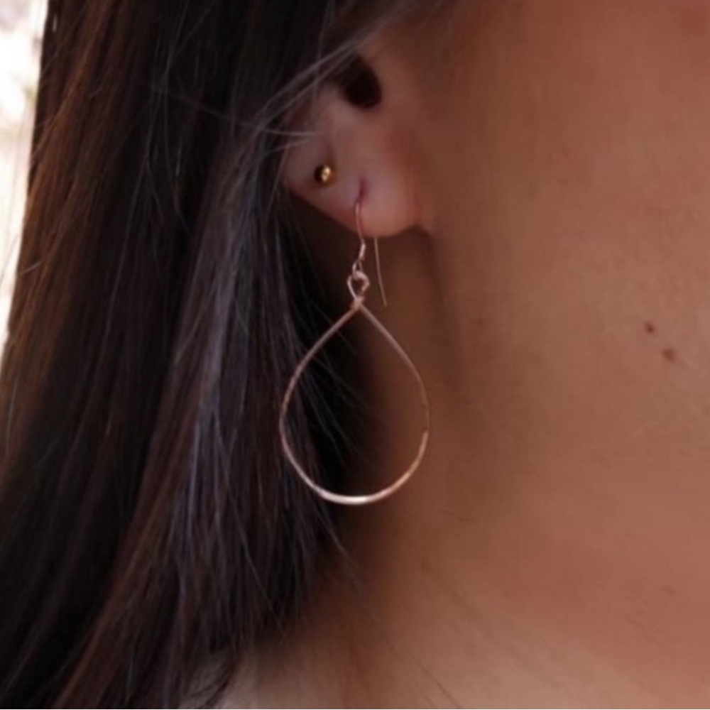 KT Collection Sneaky Sexy Gold Hoop Earrings